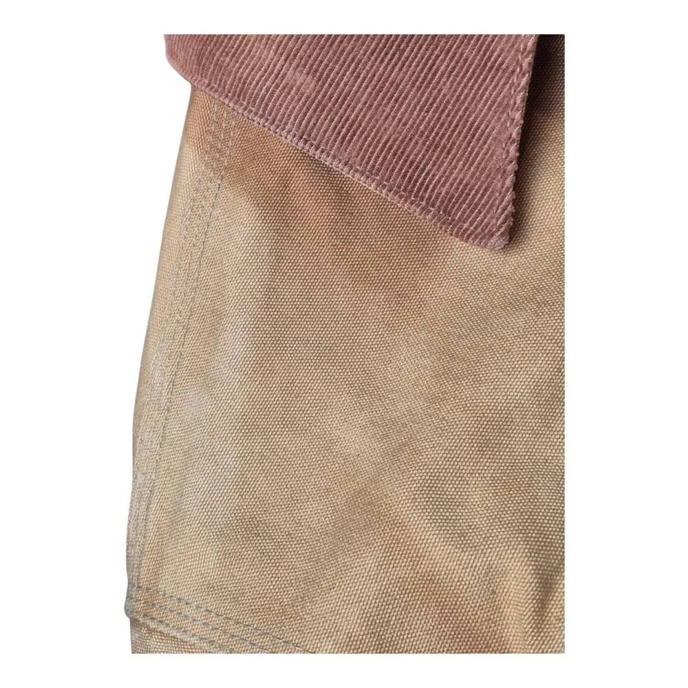 VTG Carhartt Men's 40 J09 BRN Trucker Jacket Blanket Lined Duck Canvas Brown USA